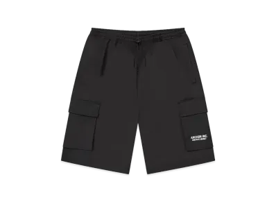 Mercedes Anchor inc. Water Repellent Relaxed Cargo Shorts "Black"