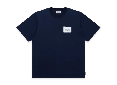 Mercedes Anchor inc. Name Badge Labels Tee "Navy"
