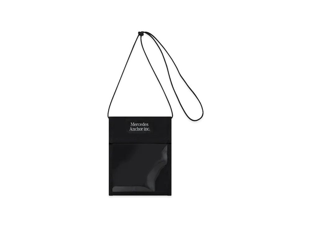 Mercedes Anchor inc. Nylon Neck Pouch "Black"