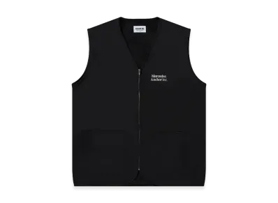 Mercedes Anchor inc. Logo Nylon Zip Vest "Black"