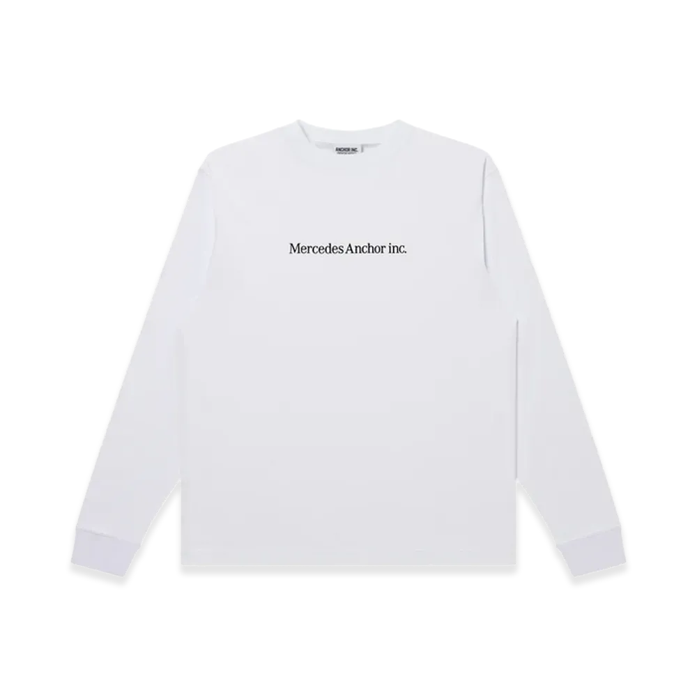 Mercedes Anchor inc. Flocked Logo L/S Tee "White"