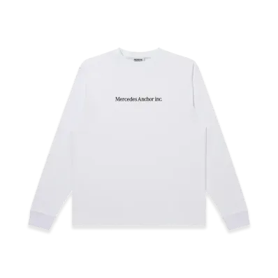 Mercedes Anchor inc. Flocked Logo L/S Tee "White"