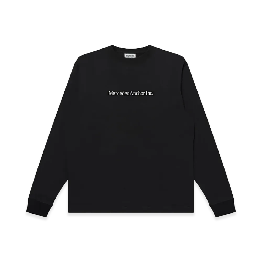 Mercedes Anchor inc. Flocked Logo L/S Tee "Black"