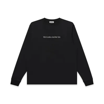 Mercedes Anchor inc. Flocked Logo L/S Tee "Black"