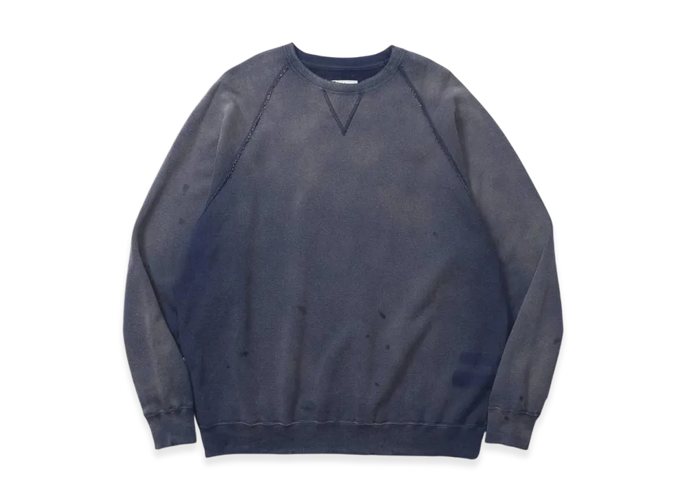 MADNESS Della Heavy French Terry Crew Sweatshirt "Navy"