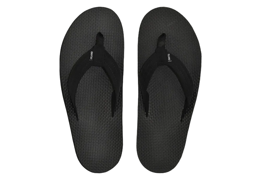 ISLAND SLIPPER Makai Deck "Black" MAKAI
