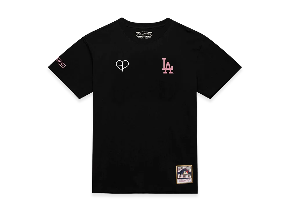 Mitchell & Ness x BLACKPINK Dodgers Tee "Black"