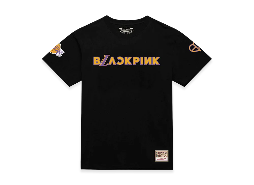 Mitchell & Ness x BLACKPINK Lakers Tee "Black"