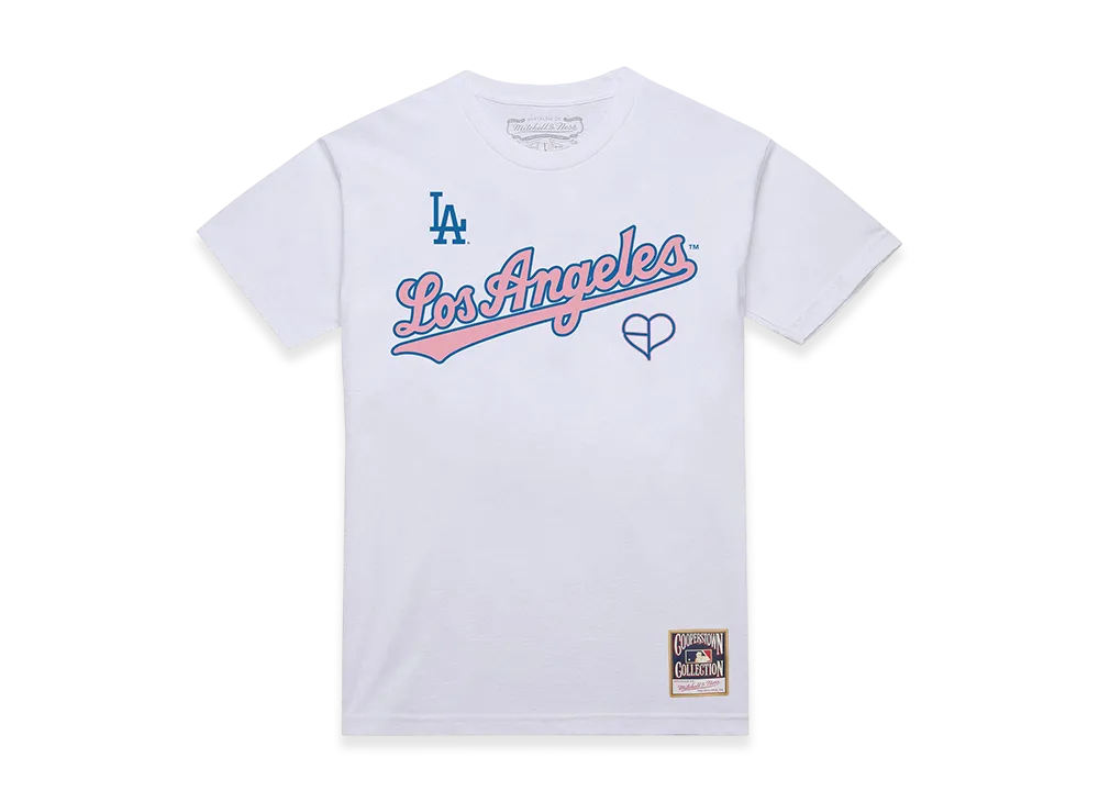 Mitchell & Ness x BLACKPINK Dodgers Tee "White"