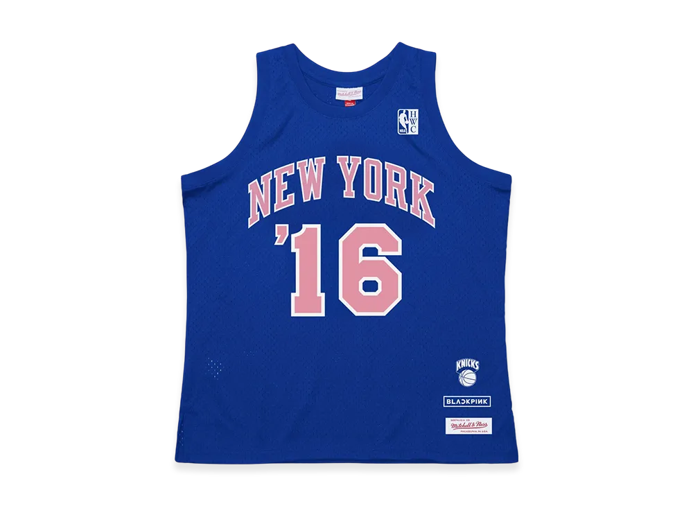 Mitchell & Ness x BLACKPINK Knicks Jersey "Blue"
