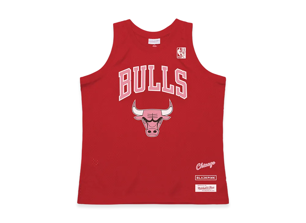 Mitchell & Ness x BLACKPINK Bulls Jersey "Red"