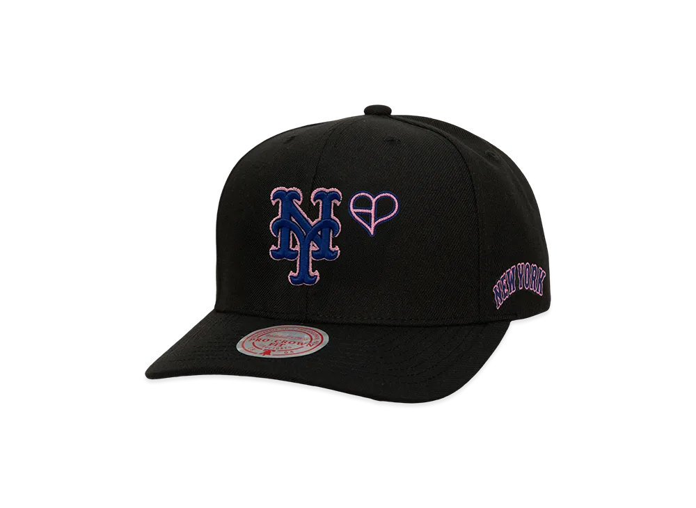 Mitchell & Ness x BLACKPINK Mets Snapback "Black"