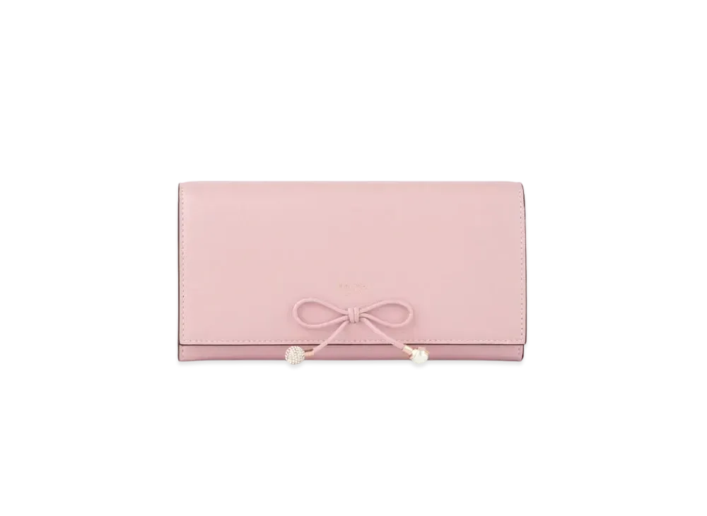 Jimmy Choo Martina Leather Wallet "Rose/Light Gold"