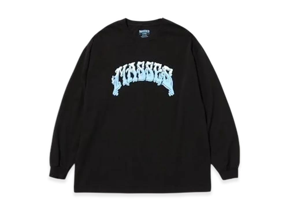 MASSES T-Shirt L/S Joint "Black /Blue"