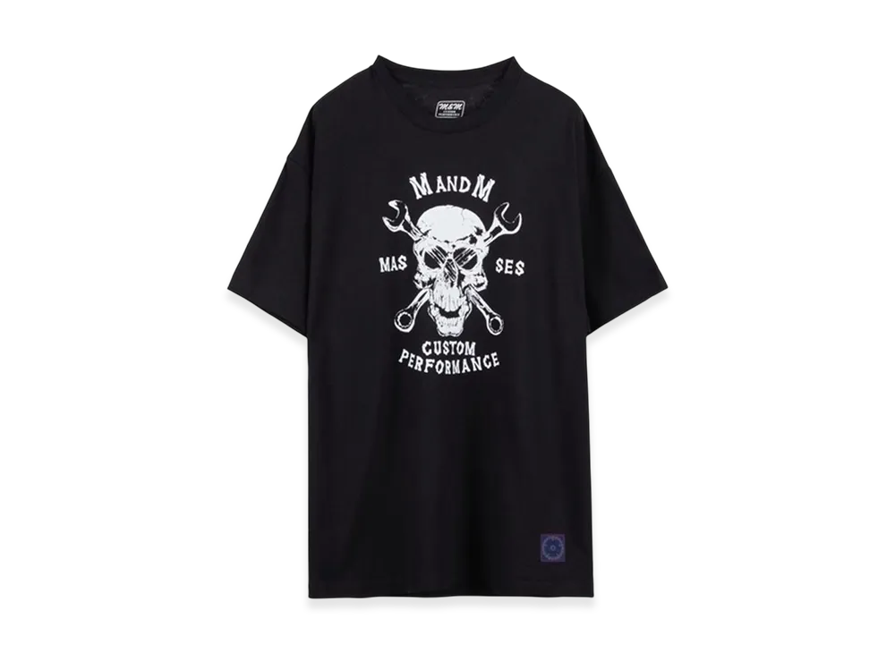MASSES x M&M T-Shirt Skull Wrench "Black"
