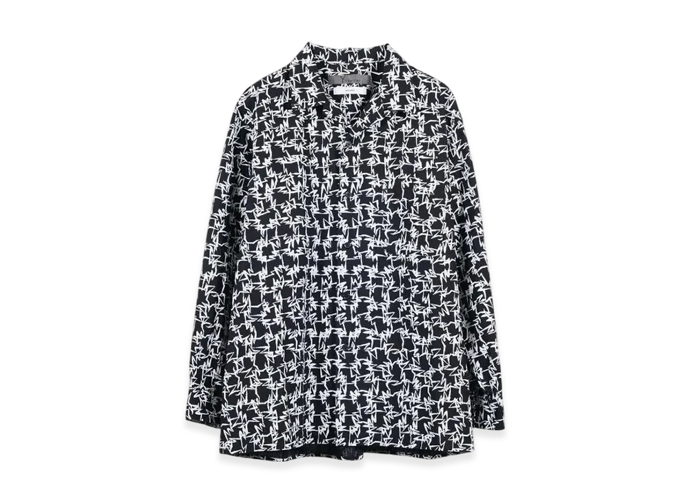 MASSES x Y's for men Open Collar Shirt "Navy"