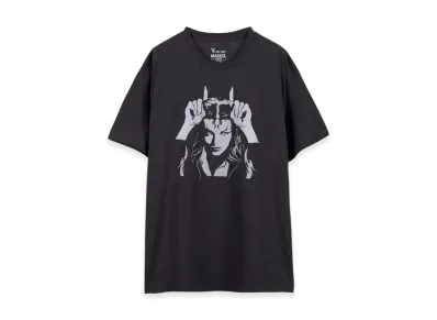 MASSES x Y's for men Round Neck Short Sleeve T B "Black"