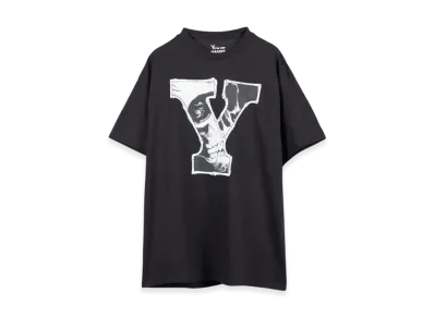 MASSES x Y's for men Round Neck Short Sleeve T C "Black"