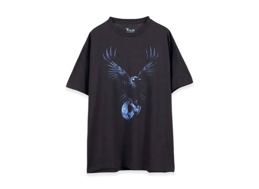 MASSES x Y's for men Round Neck Short Sleeve T D-1 "Black"