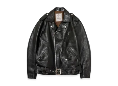 MASSES x Maison MIHARA YASUHIRO Horse Leather Zip Jacket Vintage "Black"