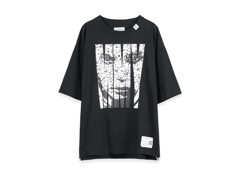 MASSES x Maison MIHARA YASUHIRO Face Print T-Shirts "Black"