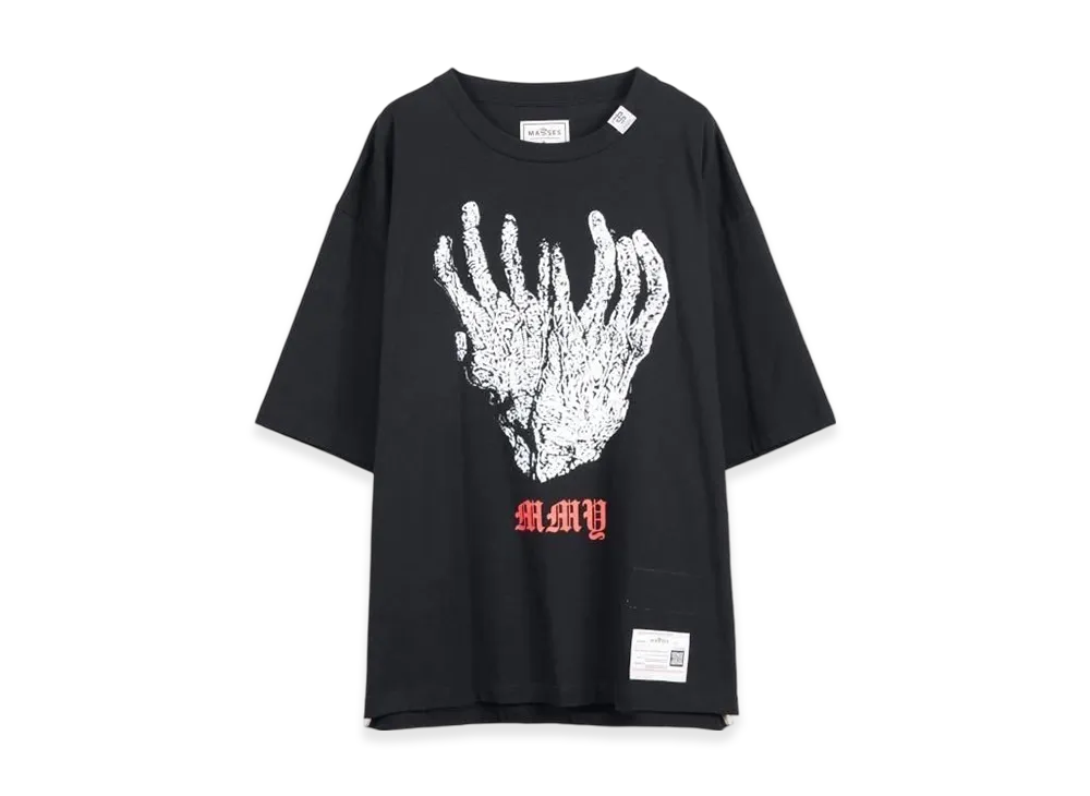 MASSES x Maison MIHARA YASUHIRO Hands Print T-Shirts "Black"