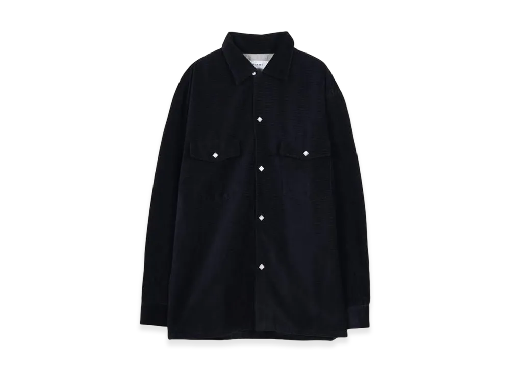 MASSES Western Corduroy Shirt "Black"