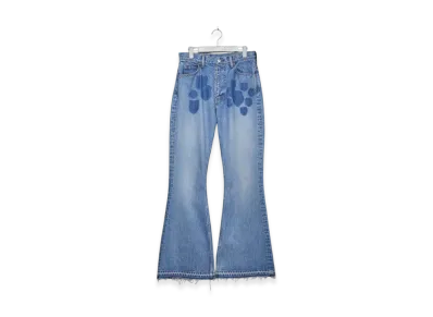MASU Emblem Bell-Bottom Jeans "Indigo"