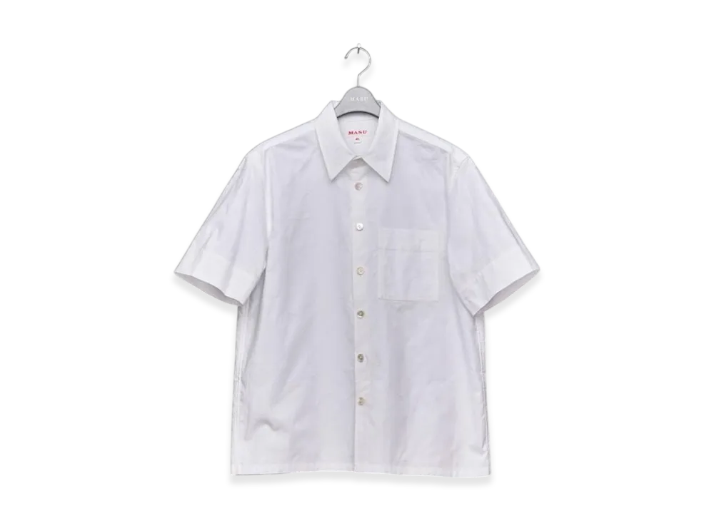 MASU Angel Half Sleeve Shirt "White"