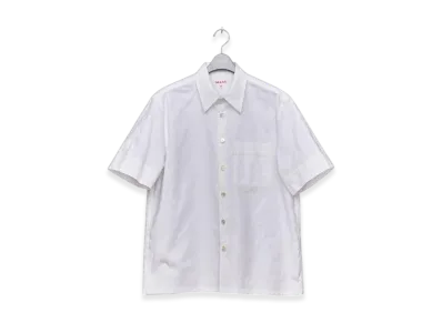 MASU Angel Half Sleeve Shirt "White"