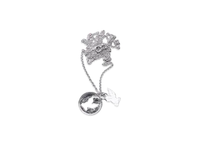 MASU Angel Hole Coin Necklace "Silver"