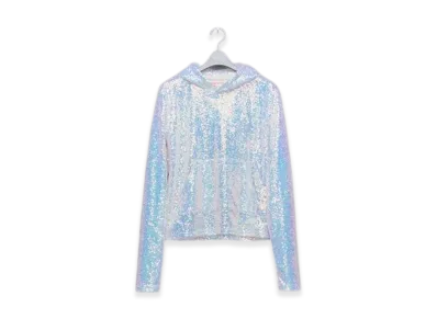 MASU Sequins Hoodie "Pearl"