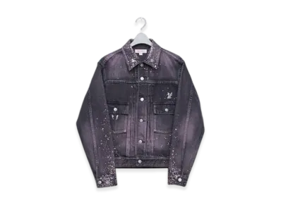 MASUBOYS Stardust Denim Jacket "Black Pink"