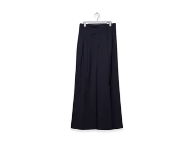 MASU Double-Tuck Wide Trousers "Navy"