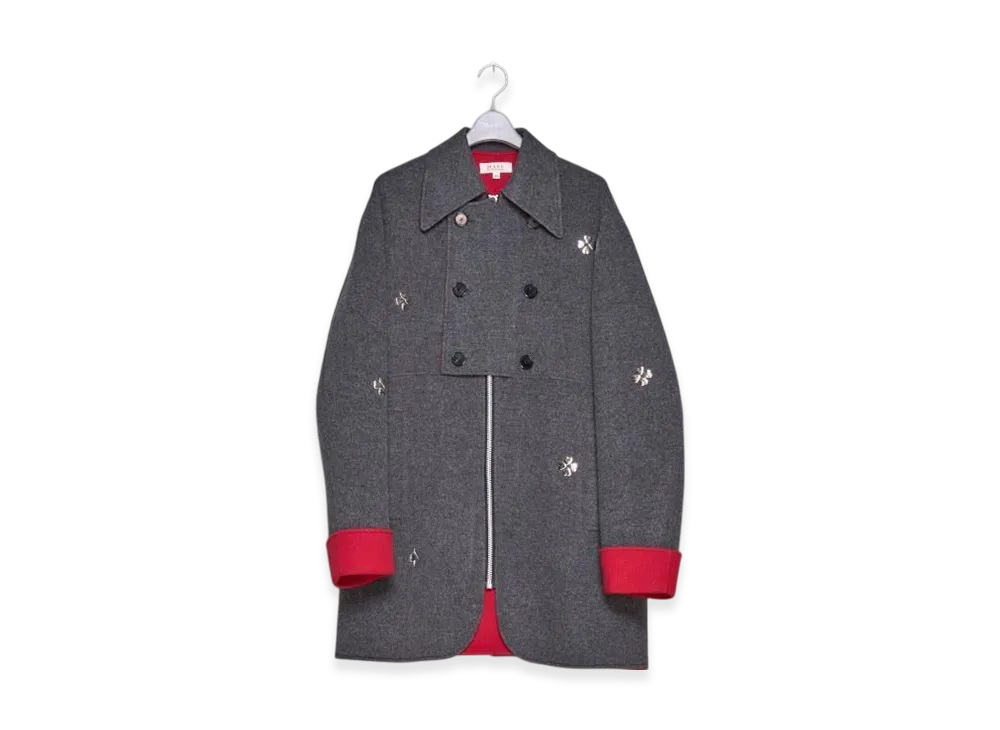 MASU Bat Collar Over Coat 