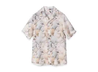 MASU Print Open Collar Shirt "Flocky Doll"