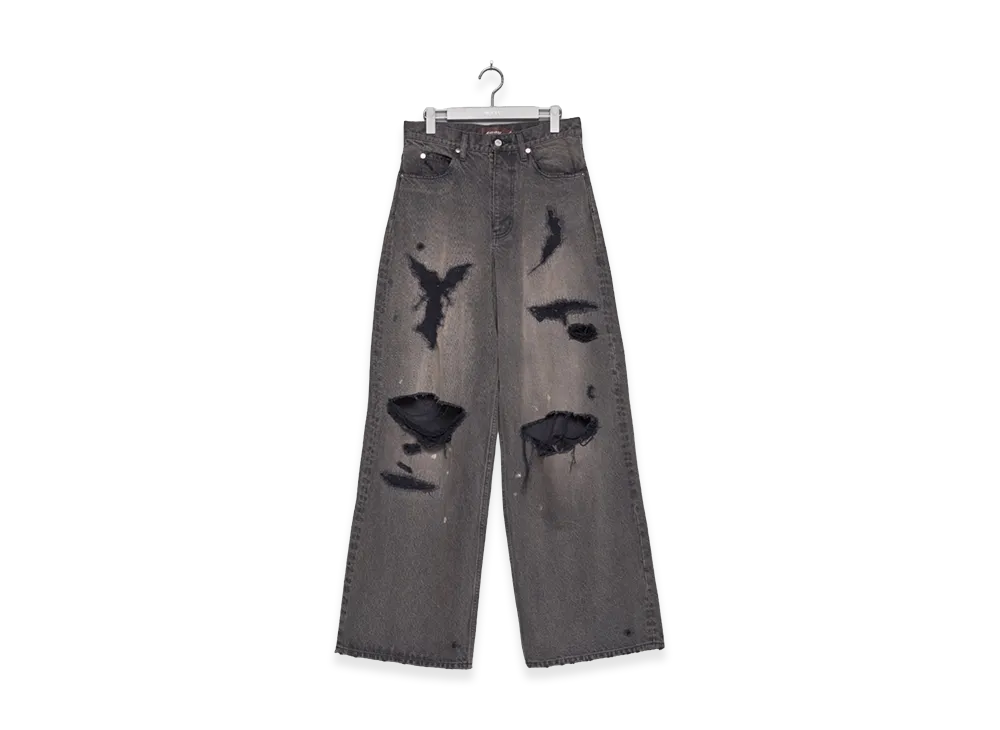 MASU MB Baggy Jeans Angel Damage "Black"