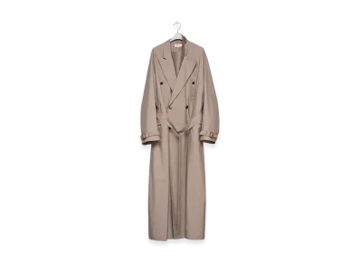 MASU Wrap Collar Trench Coat "Sand Olive"