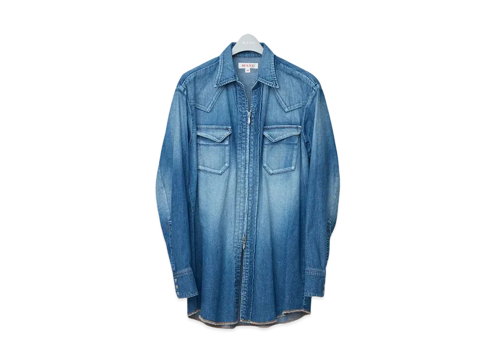 MASUBOYS Western Shirt "Faded Indigo" MBSS-SH0224