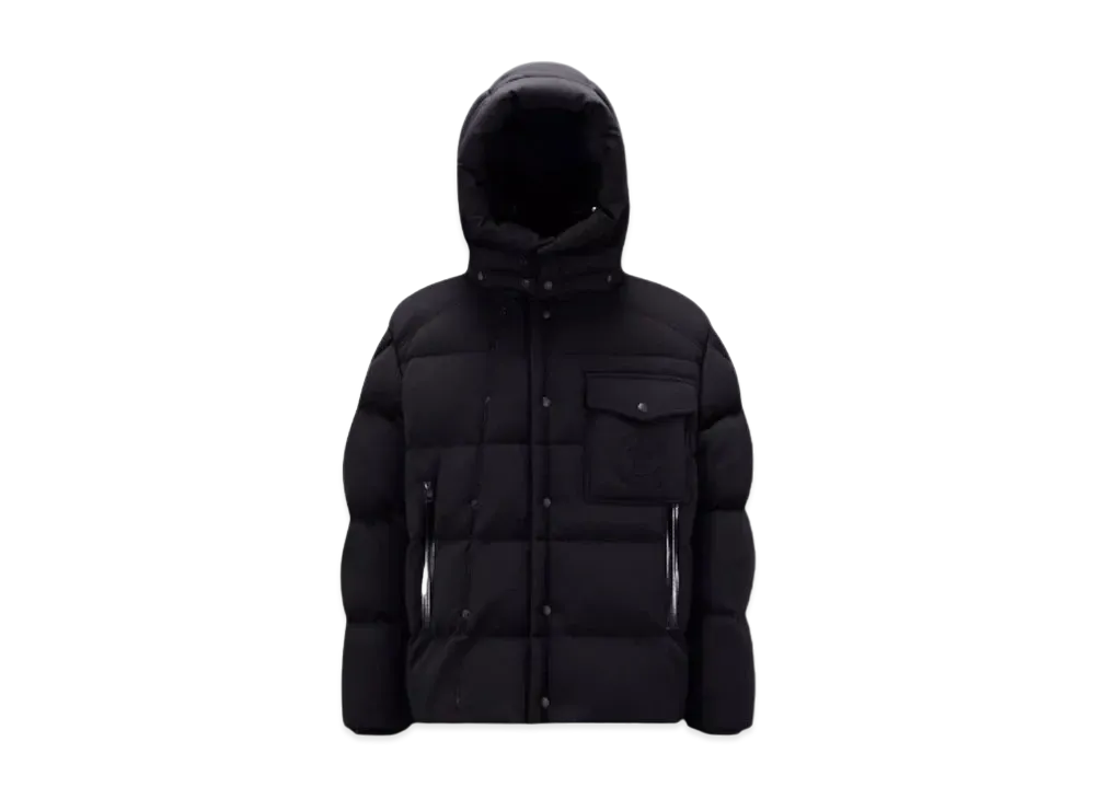 MONCLER x Karakorum Tech Jersey Short Down Jacket Mens "Black"
