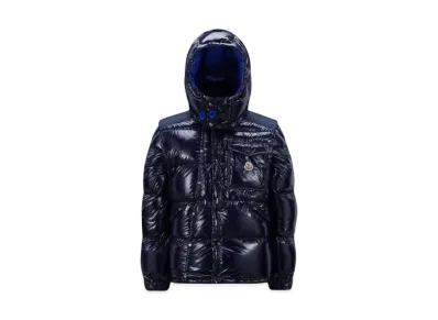 MONCLER x Karakorum Ripstop Short Down Jacket Mens "Blue"