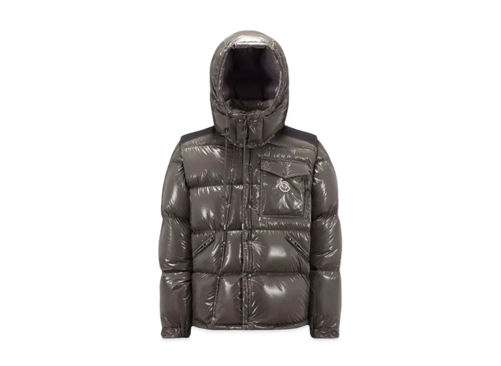 MONCLER x Karakorum Ripstop Short Down Jacket Mens "Gray"
