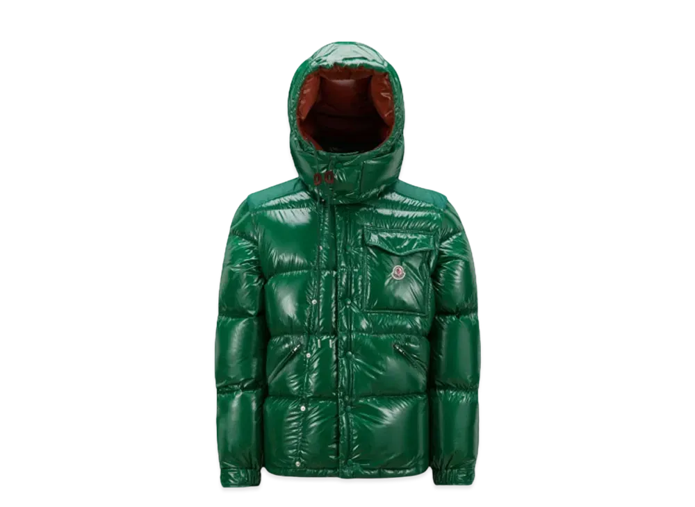 MONCLER x Karakorum Ripstop Short Down Jacket Mens "Green"