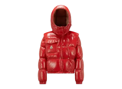MONCLER x Karakorum Ripstop Short Down Jacket Ladies "Red"