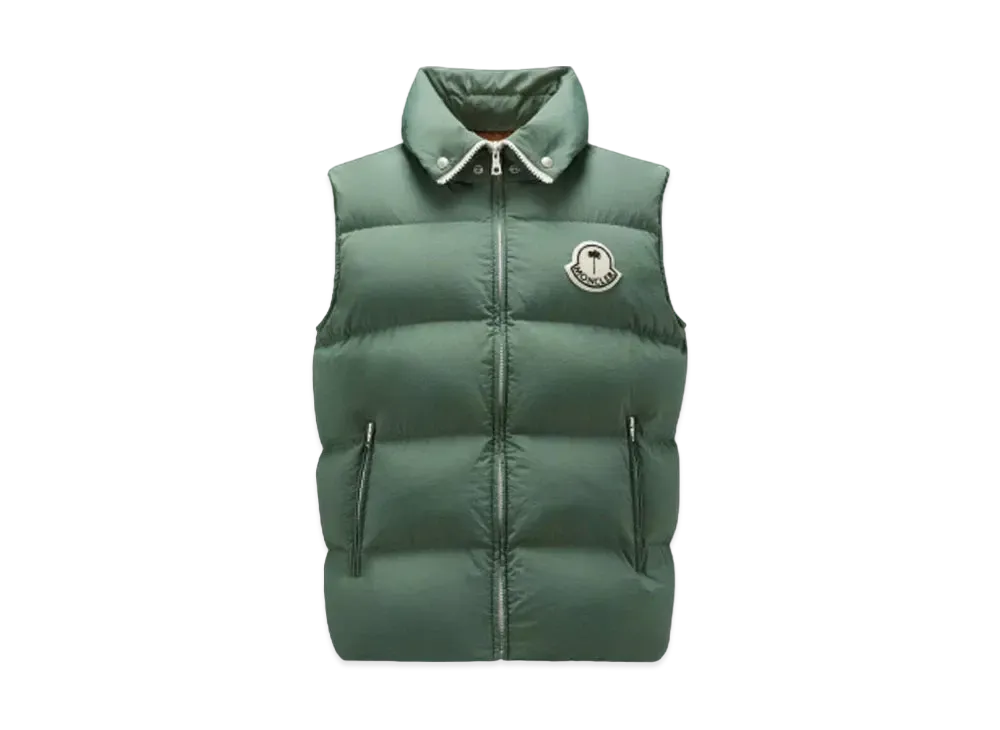 MONCLER X Palm Angels Rodmar Down Gilet "Green"