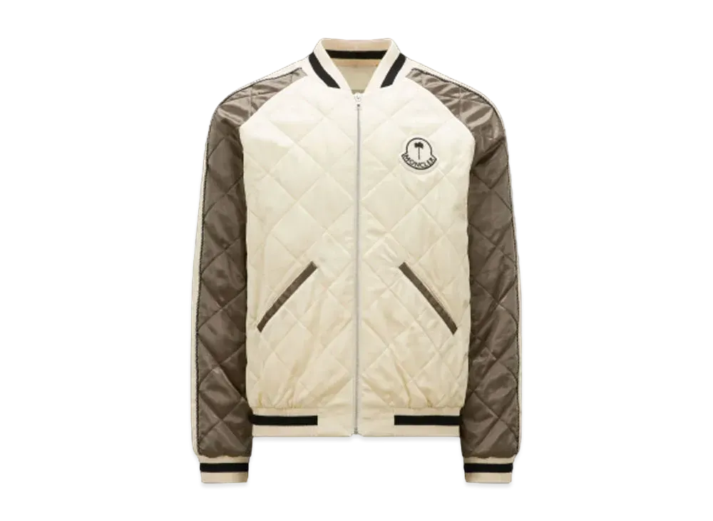 MONCLER X Palm Angels Gosper Varsity Jacket "White/Brown"