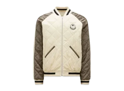 MONCLER X Palm Angels Gosper Varsity Jacket "White/Brown"