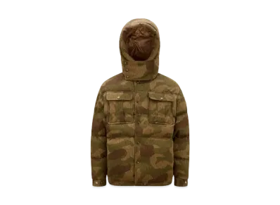 MONCLER X Palm Angels Mandelbrot Short Down Jacket "Multi"