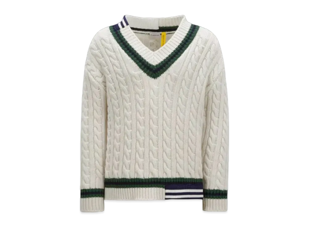 MONCLER X Palm Angels Sweater "Off White"