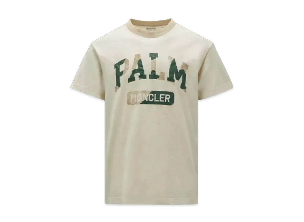MONCLER X Palm Angels T-Shirt "Off White"